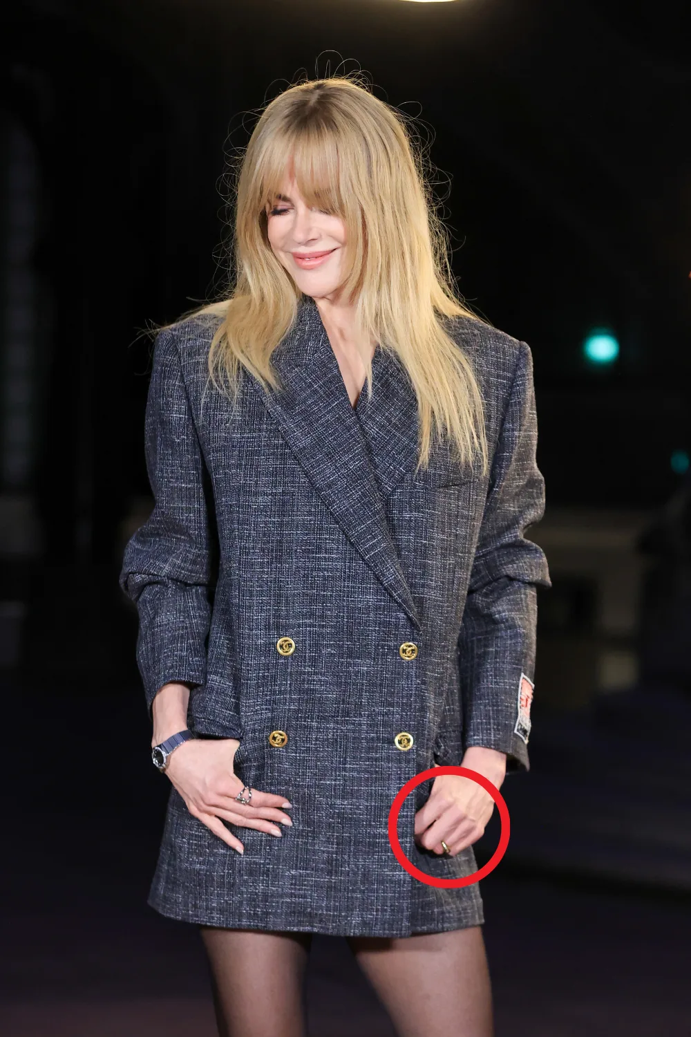 Linked Large Rings Engaged? Nicole Kidman sparks frenzy with mystery ring on THAT finger ...